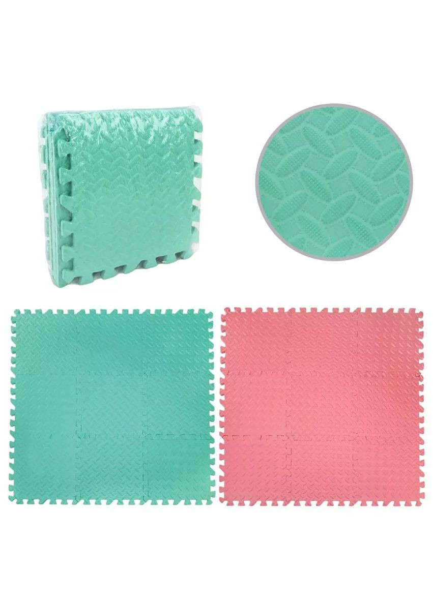 Коврик пазл детский EVA 9 деталей C9806 размер пазла 30*30 см в ассортименте 2 цвета No Brand (362421386)