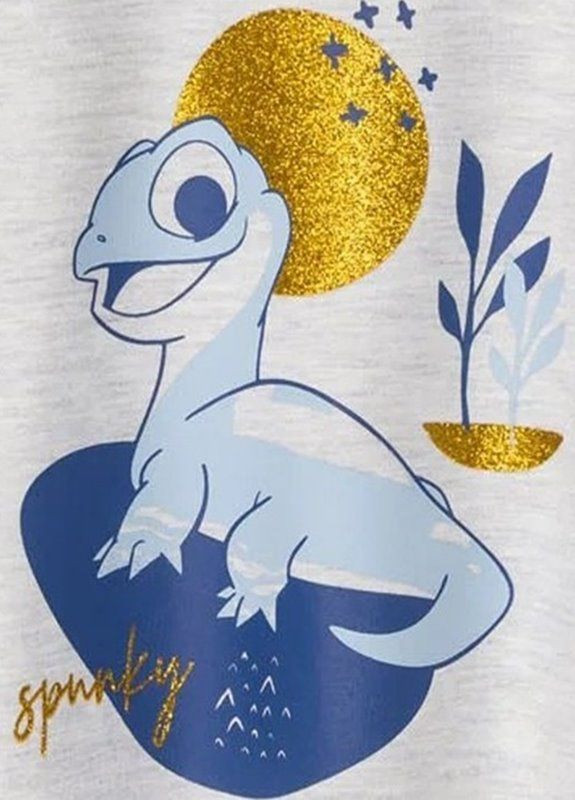 Disney свитшот рисунок светло-серый повседневный двунитка