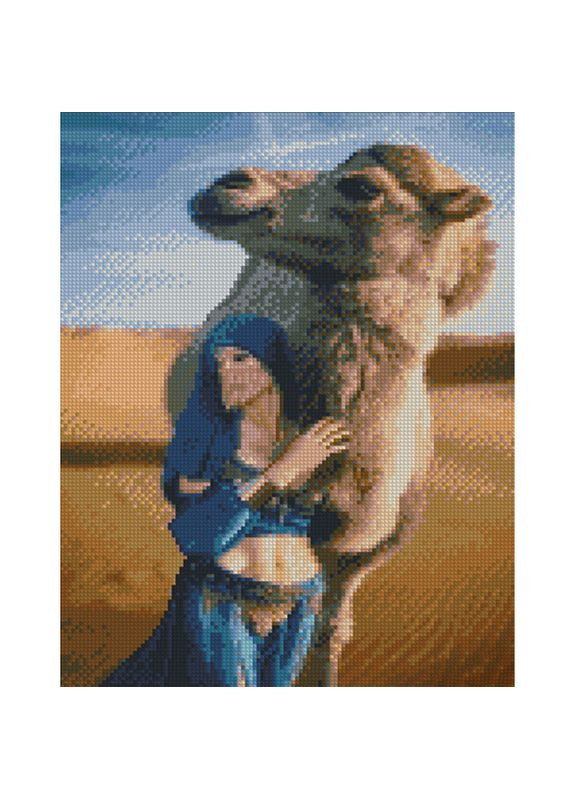 Алмазна мозаїка для дітей 8+ Верблюд у Цуці бавовняна для творчості см Strateg (362422082)