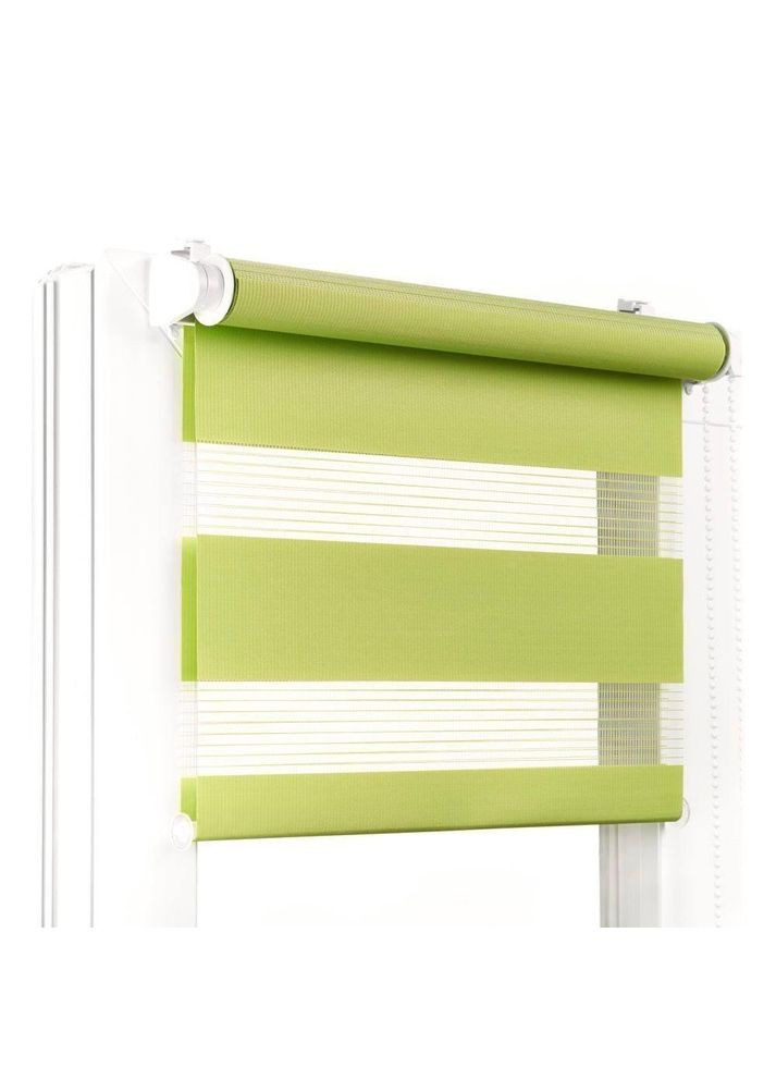 Ролети День Ніч Жалюзі Рулонна штора День-Ніч Салатова 1900 No Brand (340672628)
