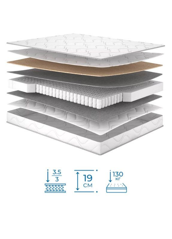 Матрац Rulle/Руллє екстра кокос 180x190 MatroLuxe 30541-8 (358934600)