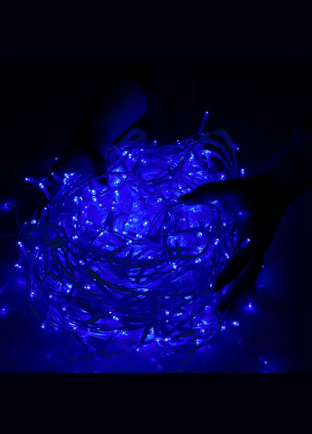 Гирлянда бахрома уличная (наружная) 8 м 200 LED CL0202 Blue Springos (322063147)