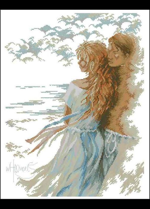 Набір для вишивання хрестиком. Розмір: 30*38 см Романтика Лоскуток (315362242)