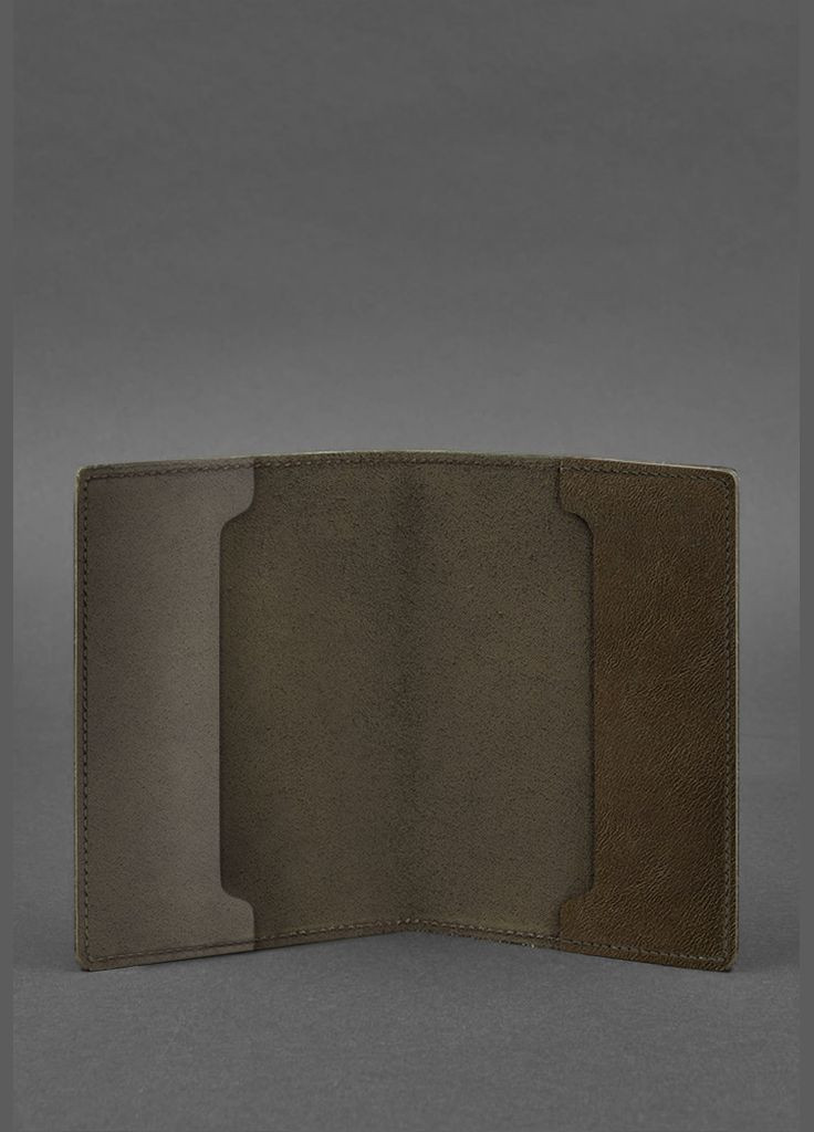 Кожаная обложка для военного билета офицера запаса 8.0 темно-коричневая Crazy Horse (A-027683) BlankNote (329186767)