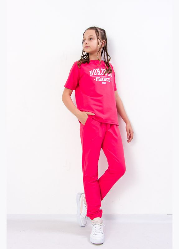 Рожевий літній костюм для дівчинки (p-10273) Носи своє