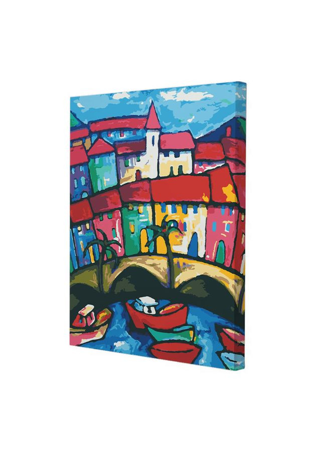 Картина за номерами Мальовничий порт 40x50 см (RB-0675) Riviera Blanca (303136400)