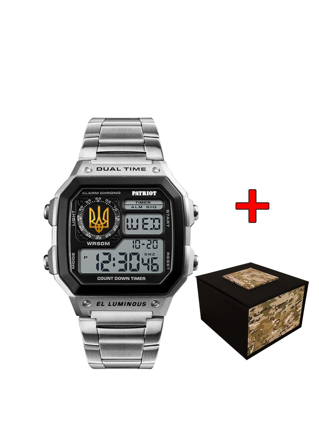 011BKUAGD Трезубец золото Серебро + Коробка Patriot (341335426)