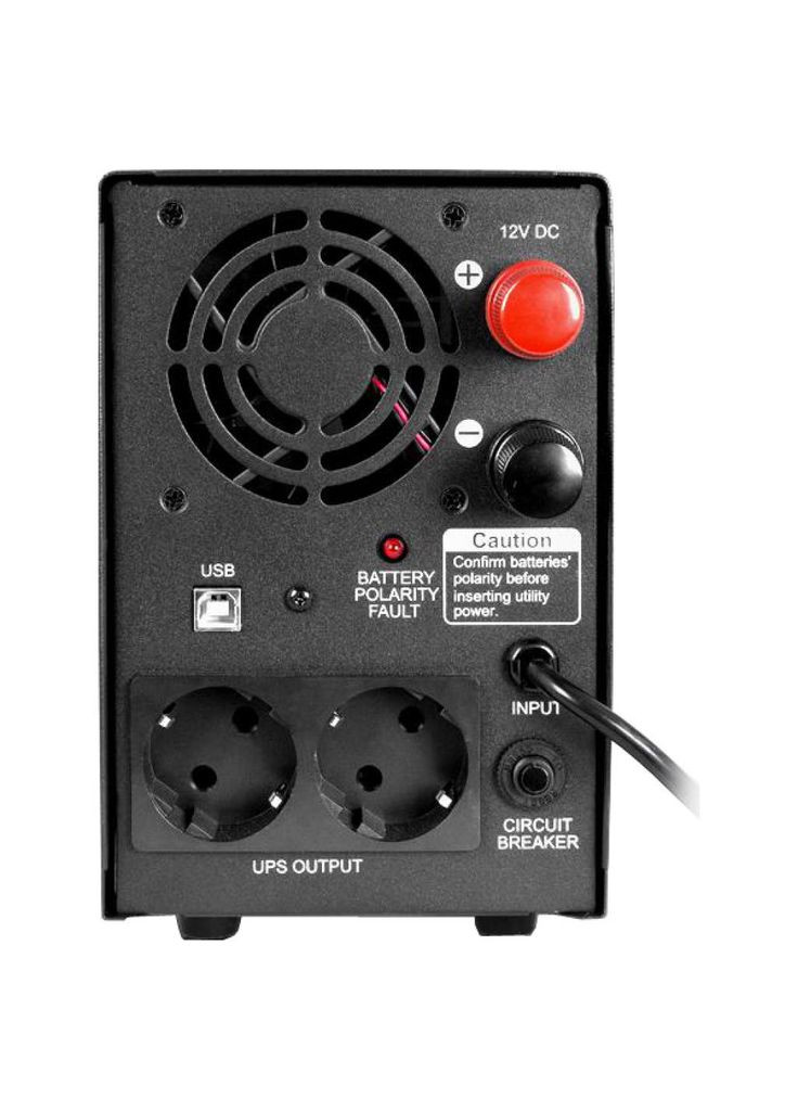 ИБП INF500AP, 500ВА/300Вт, розетка EURO*2шт (Schuko), AVR, USB Powercom (314779473)