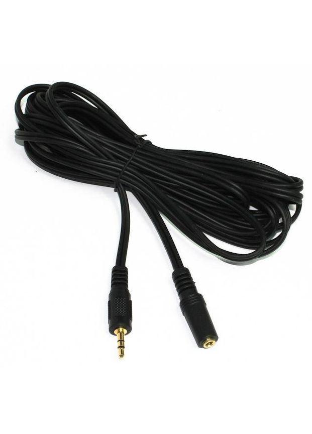 Удлинитель аудио-кабеля 5м Jack 3.5мм папа на 3.5мм мама (CCA-421S-5M) золоченные Cablexpert (356133373)