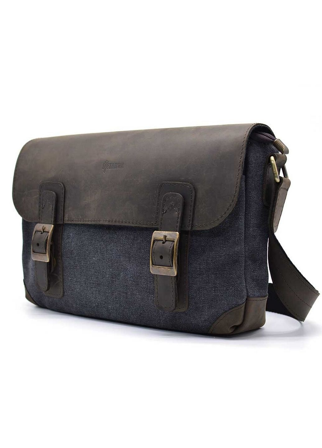 Чоловіча шкіряна сумка через плече 33х22х8 см TARWA (315869311)