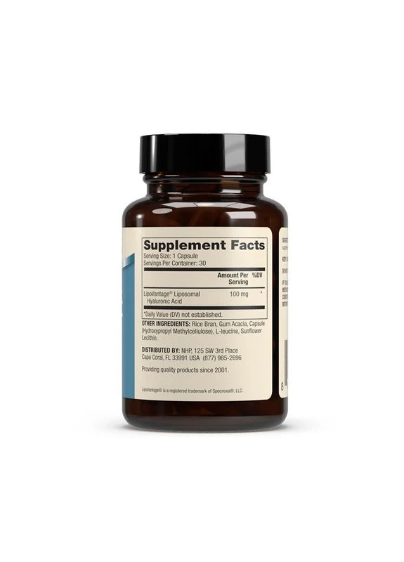 Гиалуроновая кислота Liposomal Hyaluronic Acid 100 mg, 30 капсул Dr. Mercola (394060666)