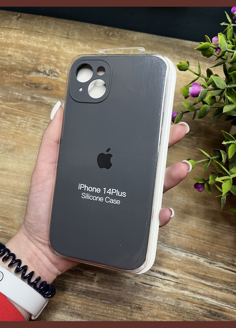 Чохол на iPhone 14 Plus квадратні борти чохол на айфон silicone case full camera на apple айфон Brand iphone14plus (293942720)