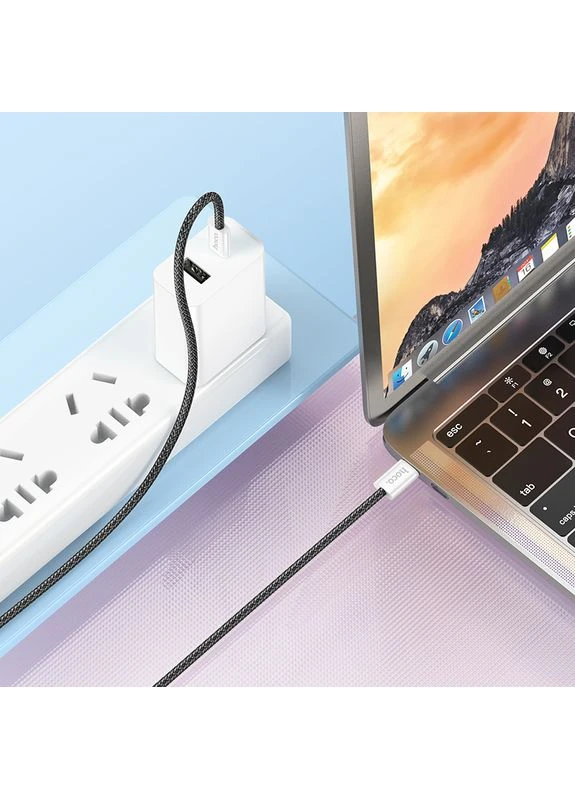 Кабель Source 60W charging data cable Type-C to Type-C(L=1M) (6942007616850) Hoco X104 (399530121)