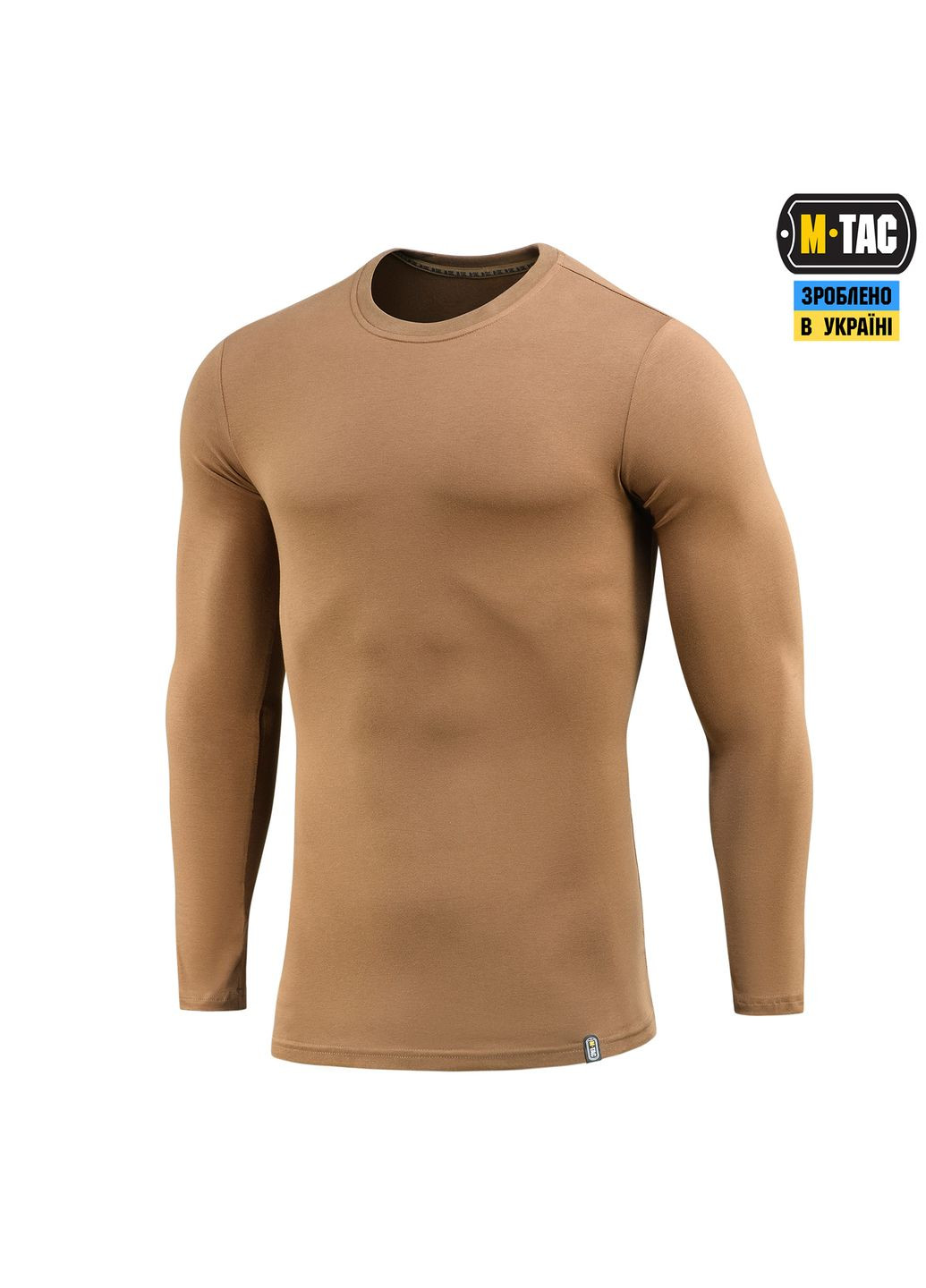 Футболка длинный рукав 93/7 Coyote Brown (2XL) M-TAC (303413847)