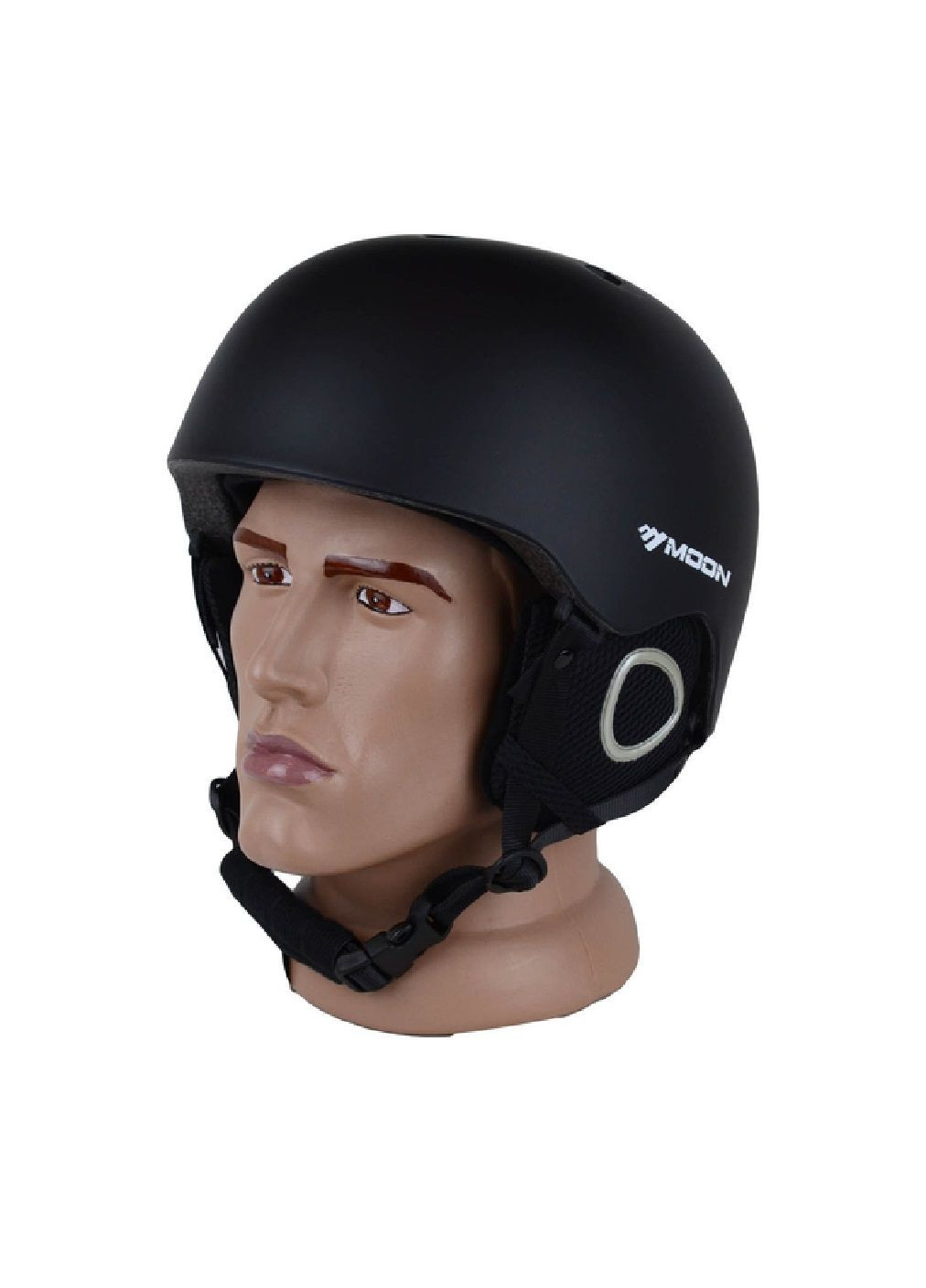 Шолом гірськолижний захисний стильний для катання на лижах сноуборді 52-55 см (477528-Prob) Чорний розмір S Unbranded (297913669)