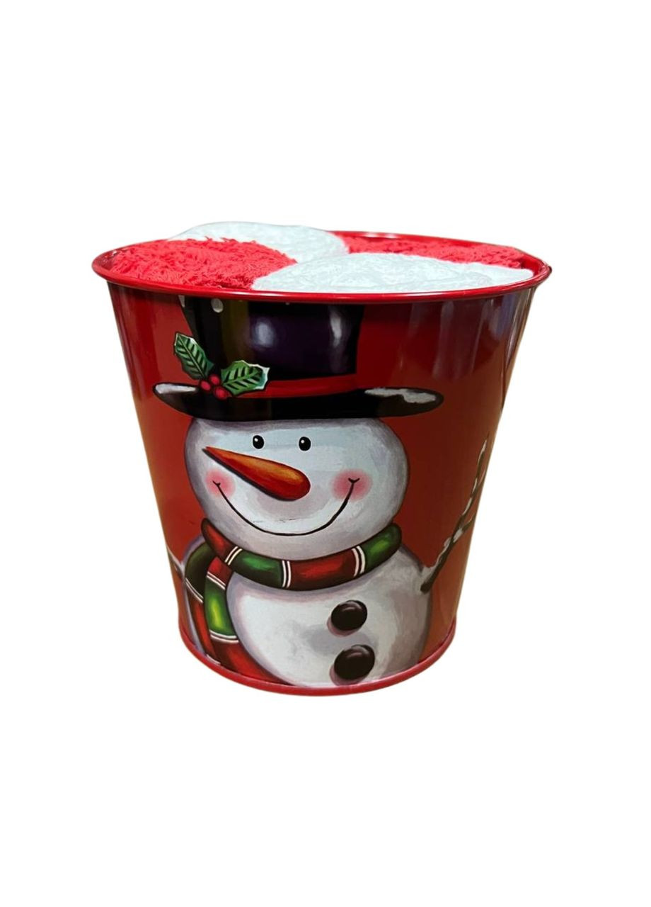 Новорічна коробочка з кухонними рушниками махровими (4 шт.) RM245 Ananasko комбінований