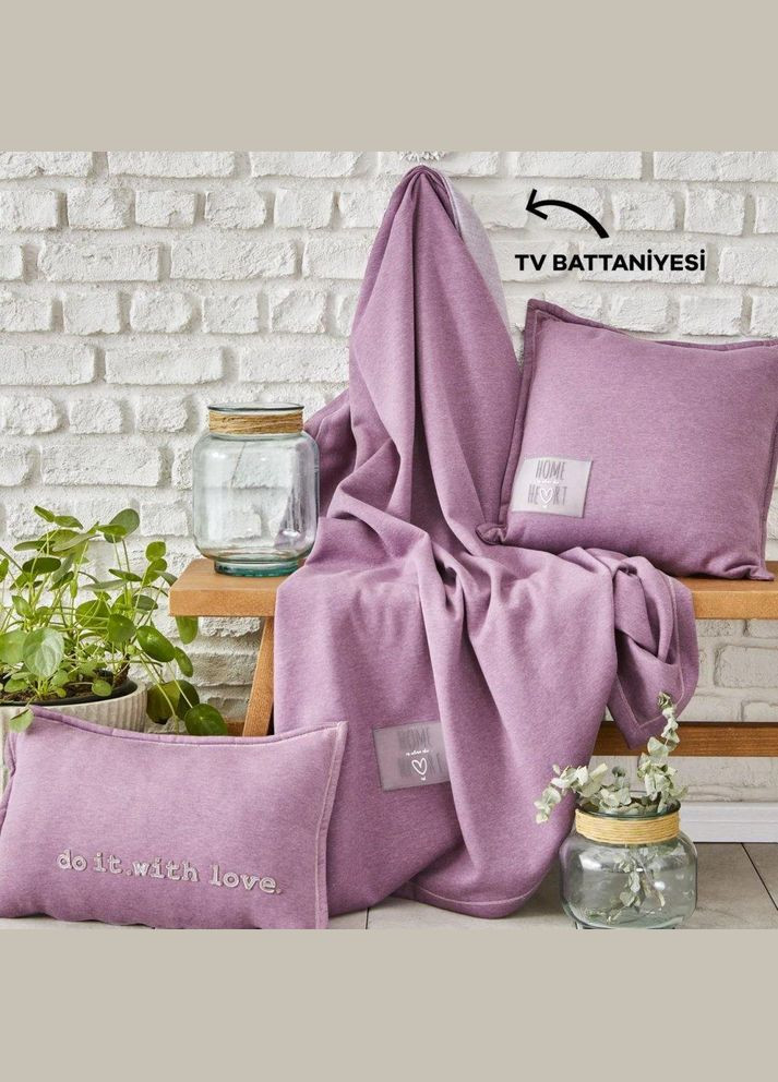 Плед - Softy Comfort lila лиловый 130*170 Karaca Home (275863742)
