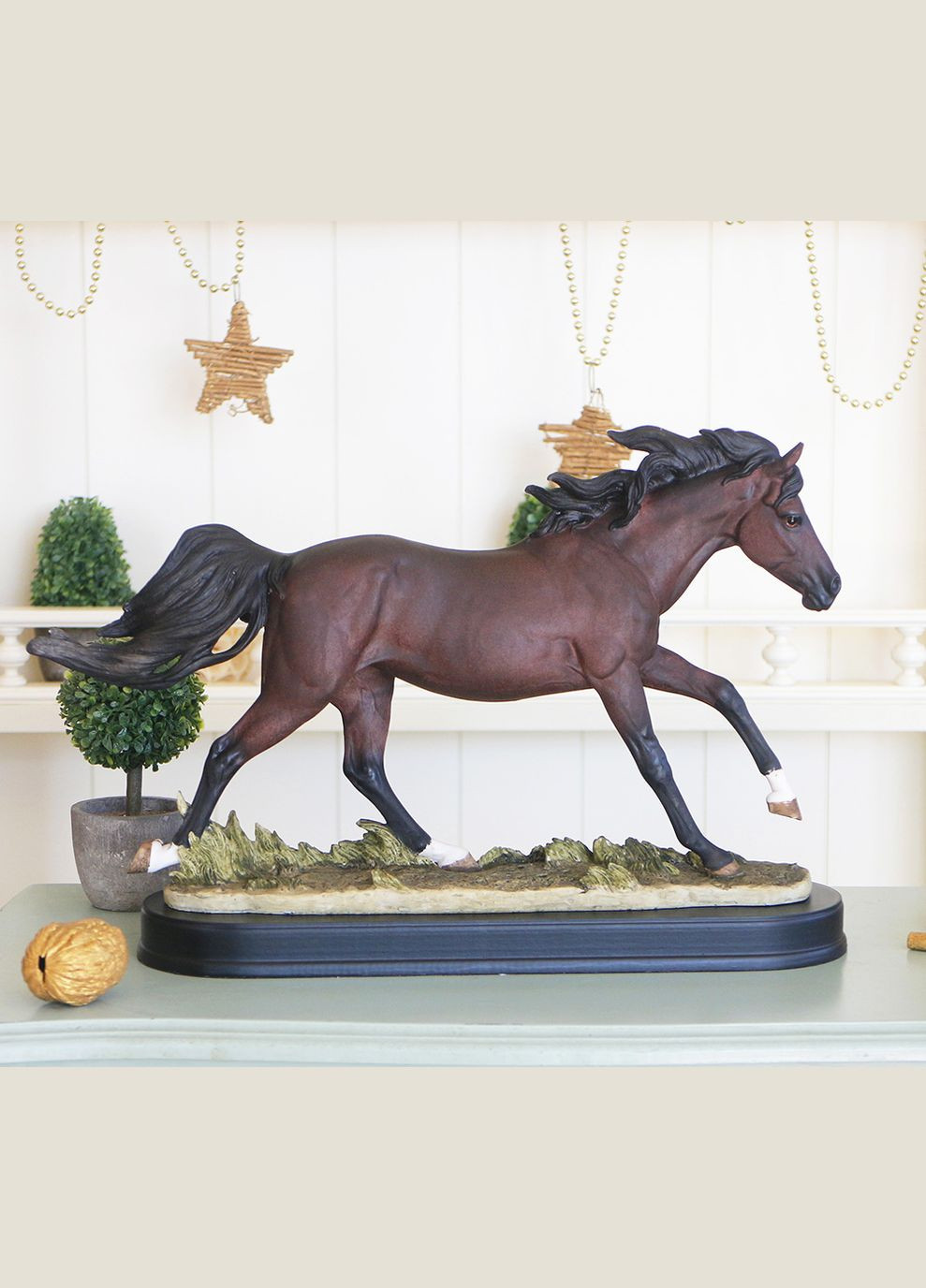 Статуетка Кінь великий на скаку 39*25*10 см (SM00122) Гранд Презент (282743578)