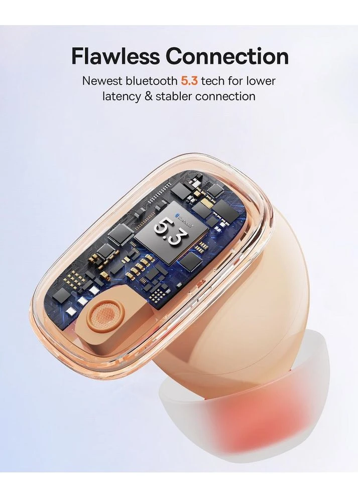 Беспроводные наушники TWS AirNora 2, ANC, Gradient Orange Baseus (389298310)
