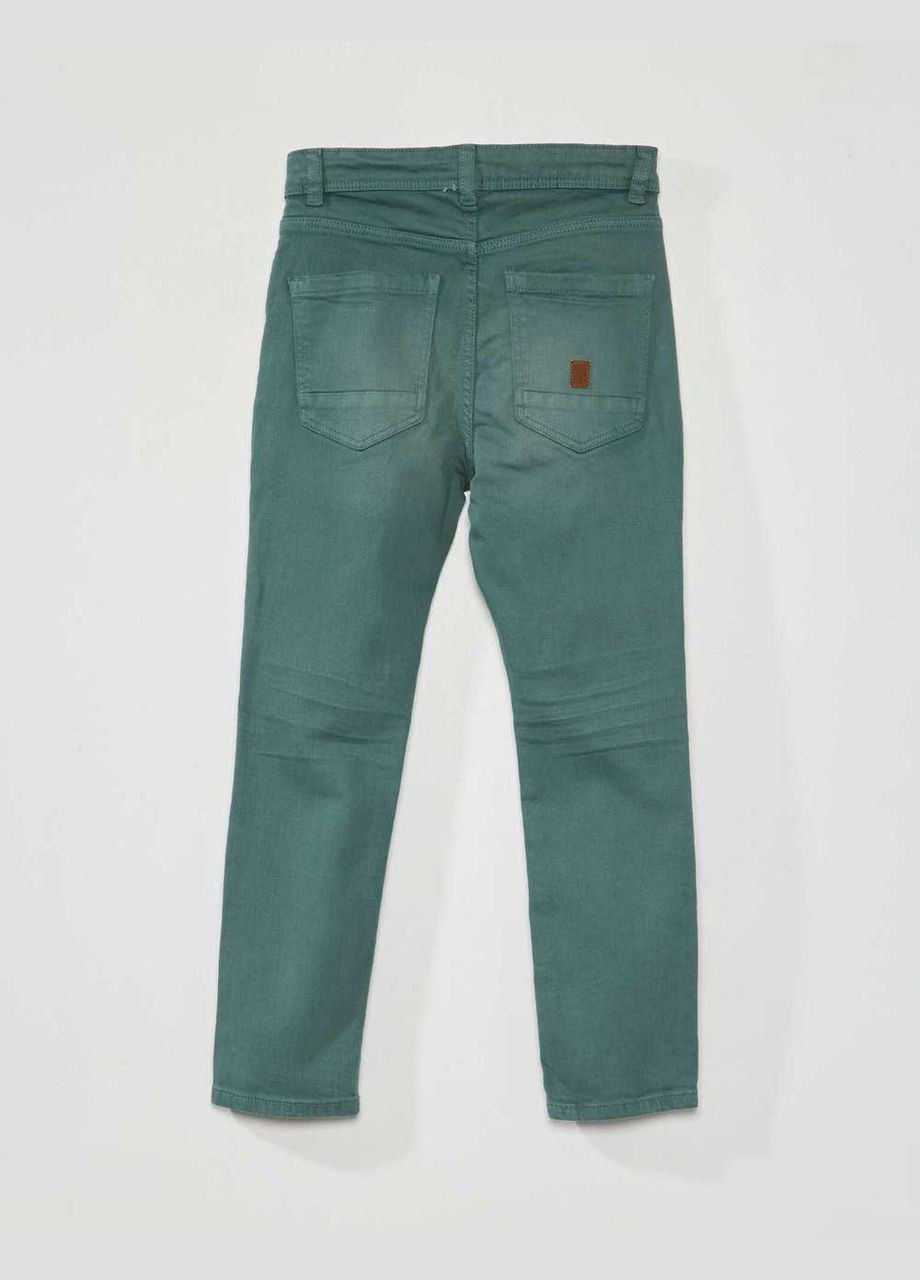 Бирюзовые джинсы демисезон,бирюзовый-серый, Kiabi
