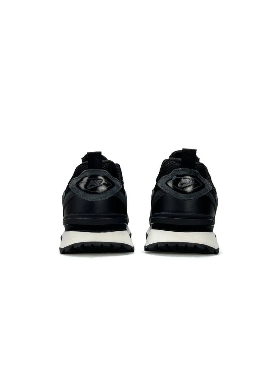 Темно-сірі кросівки чоловічі nike демісезон No Brand Waffle S Dark Grey Black