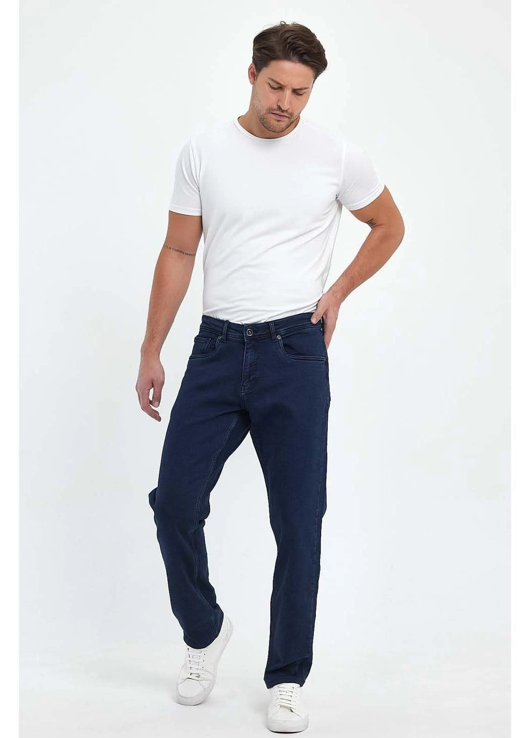 Синие демисезонные джинсы Trend Collection