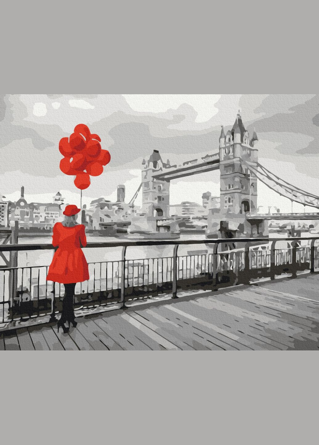 Картина за номерами "Лондонська ледi" 40х50 см Brushme (365243946)