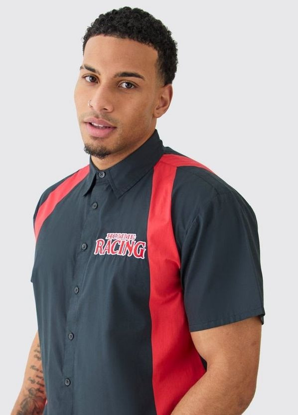 Черная рубашка Boohoo