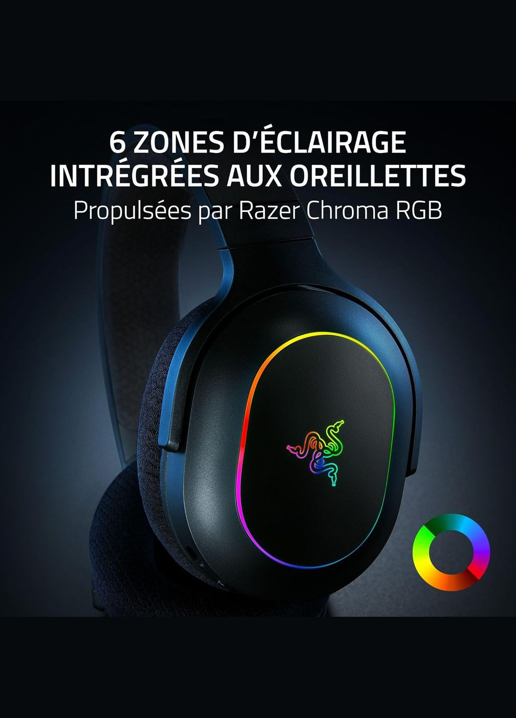Гарнітура ігрова Barracuda X Chroma, BT/WL, RGB, чорний Razer (322843431)