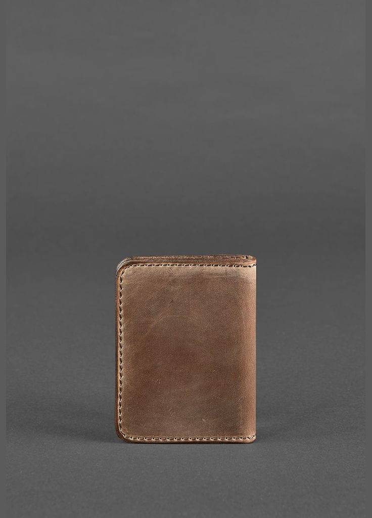 Шкіряна обкладинка для ID-паспорта і водійських прав 4.0 темно-коричнева (A-026124) BlankNote (328444542)