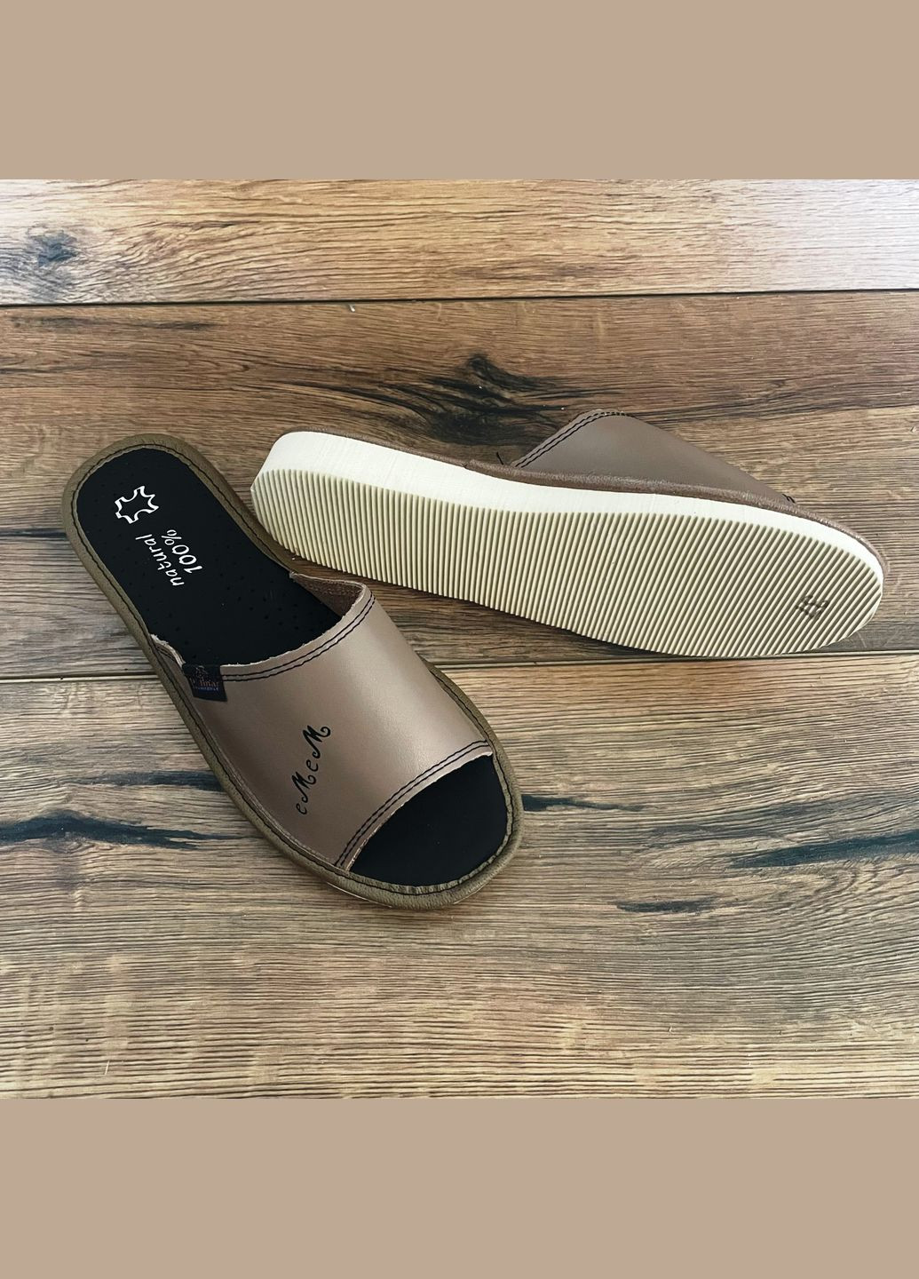 Оливковые тапочки женские летние, оливковые Eluna