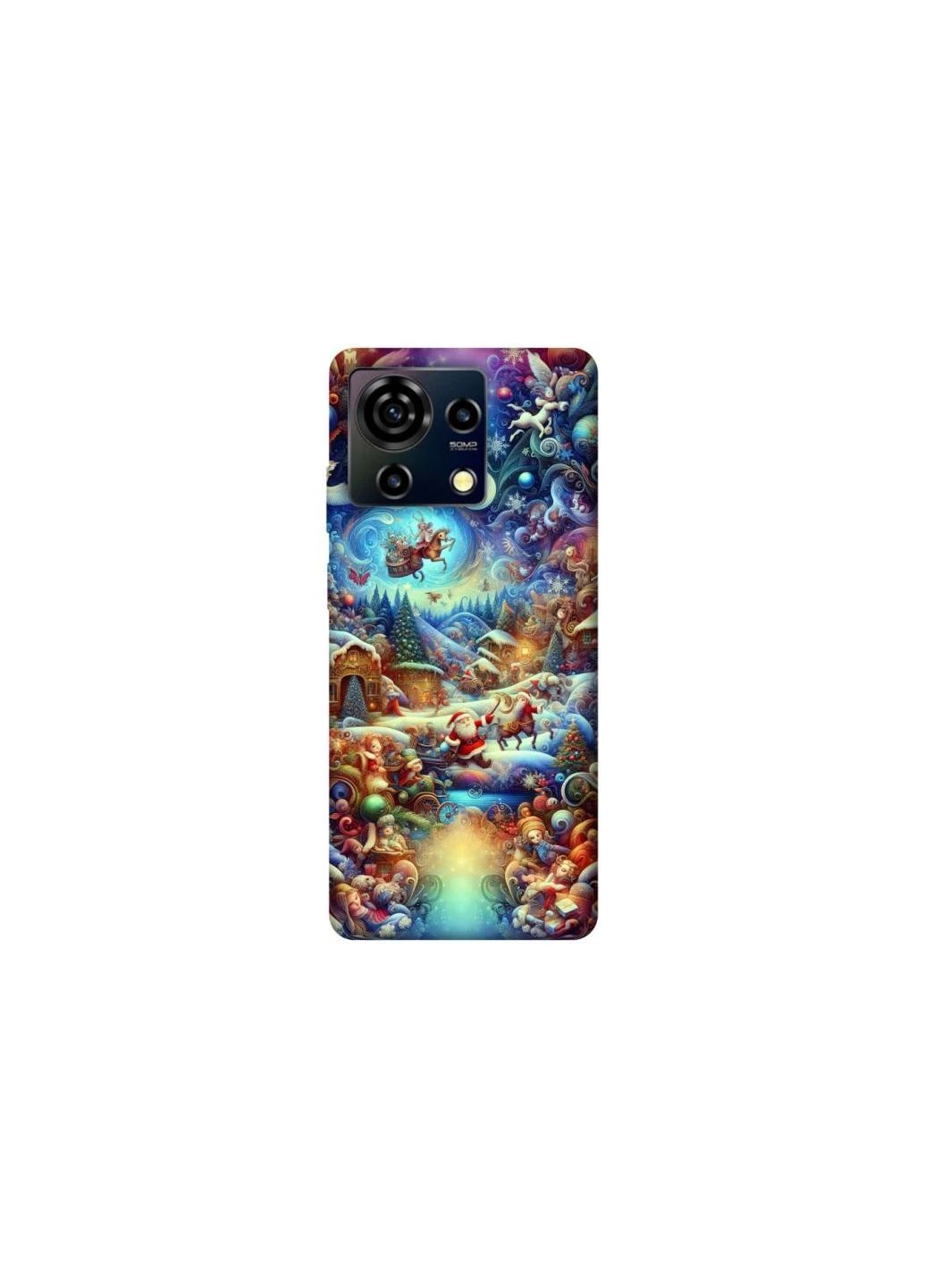 Чохол на ZTE Blade V50 Vita Christmas spirit ver.14 Frontalka (375903039)