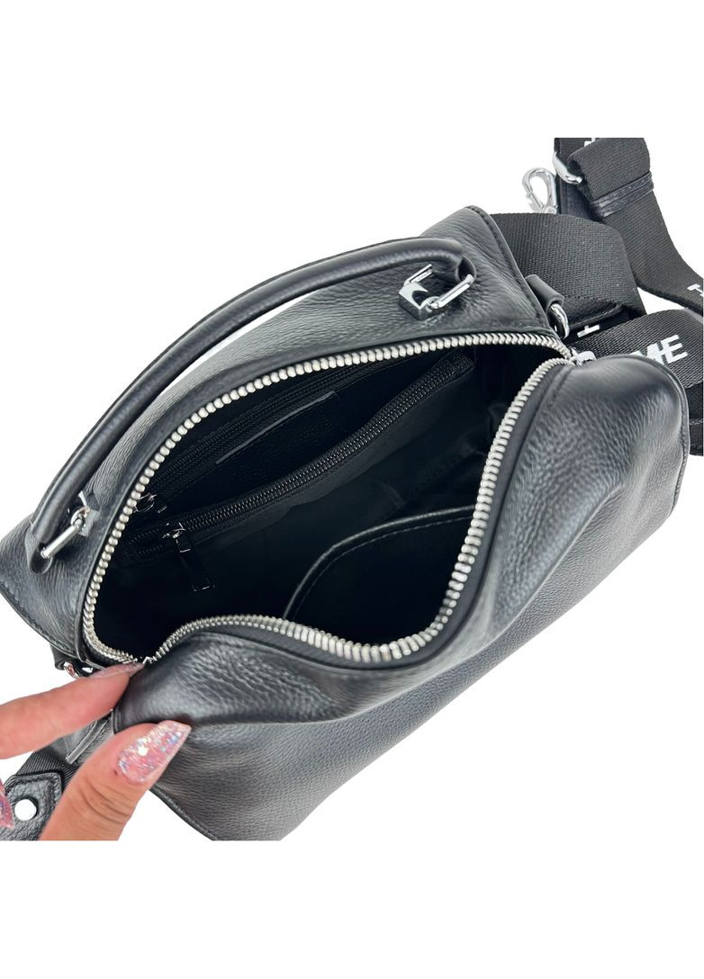 Жіноча об'ємна шкіряна сумка через плече кросбоді RoyalBag NB2-8669A (299179412)