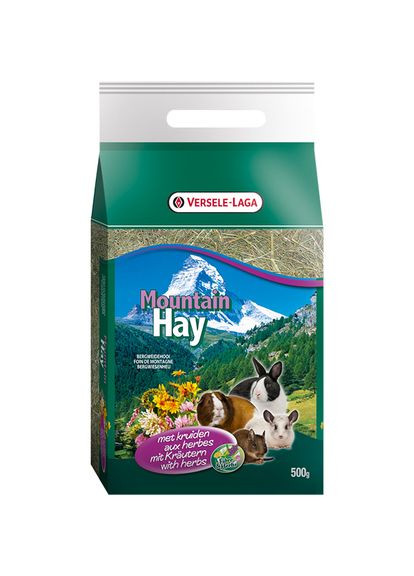 Mountain Hay ВЕРСЕЛЕ-ЛАГА ГІРСЬКІ ТРАВИ сіно, корм для кроликів, гризунів, 0.5 кг (5410340241806) Versele-Laga (346389878)