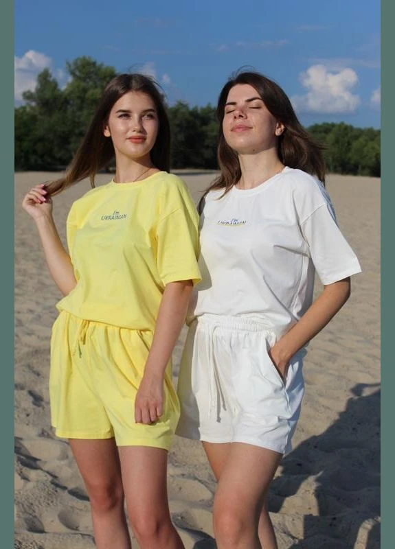 Повсякденний літній костюм футболка+шорти Im Ukrainian Guseva Wear (289872615)