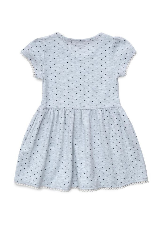Комбінована сукня у горошок (15624-116g-gray) Breeze (300625021)
