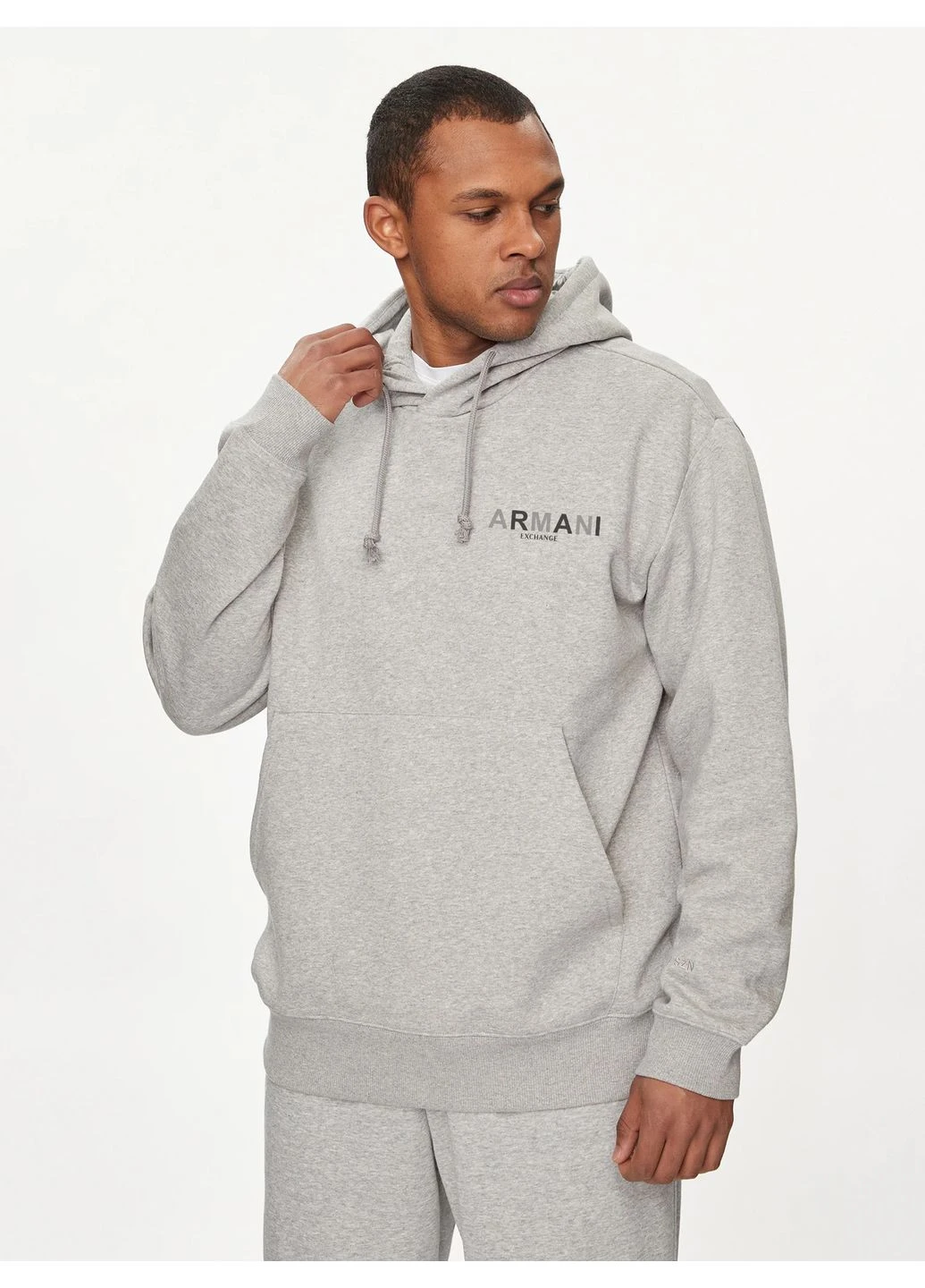 Мужское худи с принтом O35 Grey No Brand (389097413)