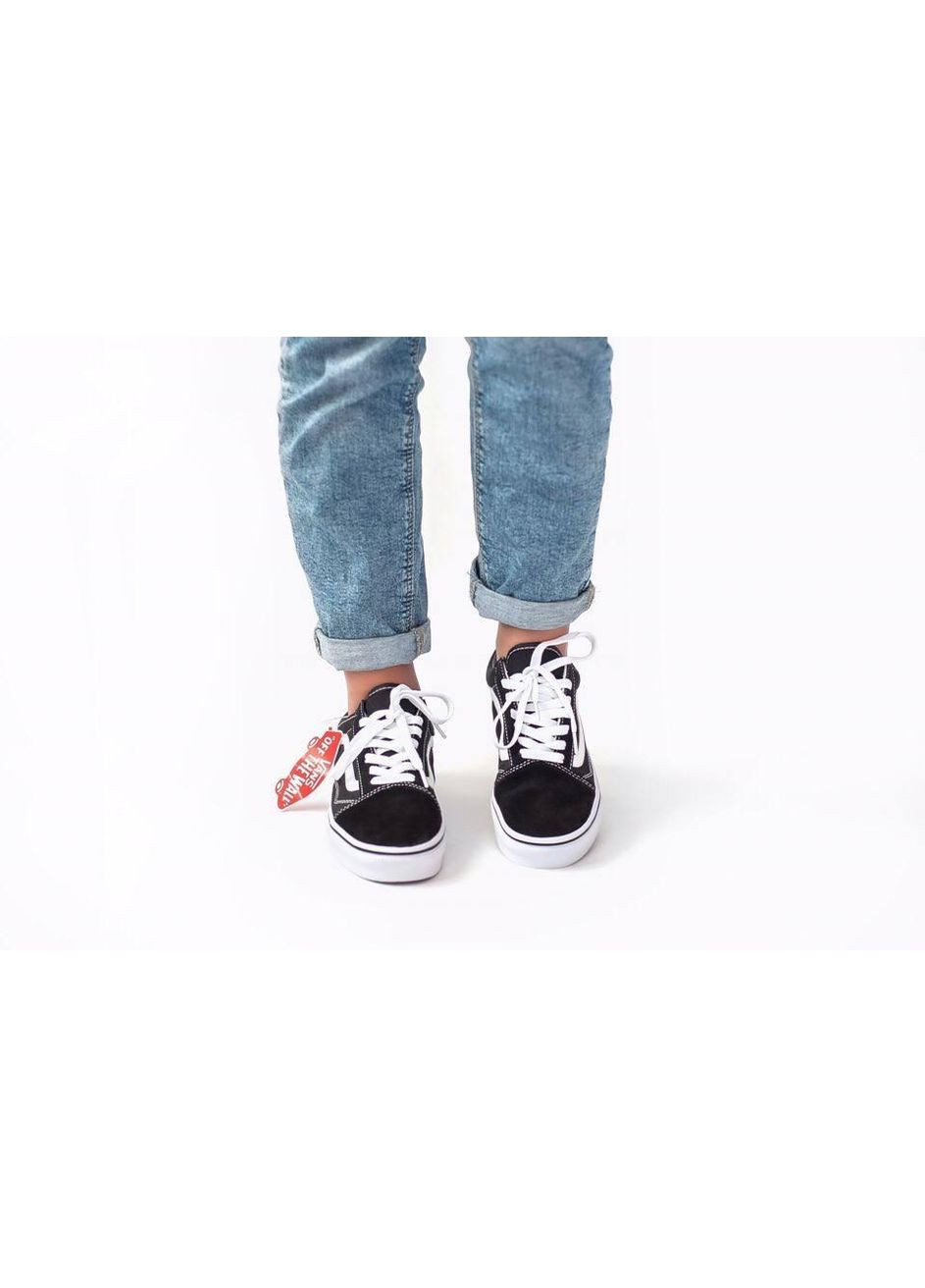 Чорні Осінні кеди чоловічі vans old skool classic black white ванс олд скул No Brand