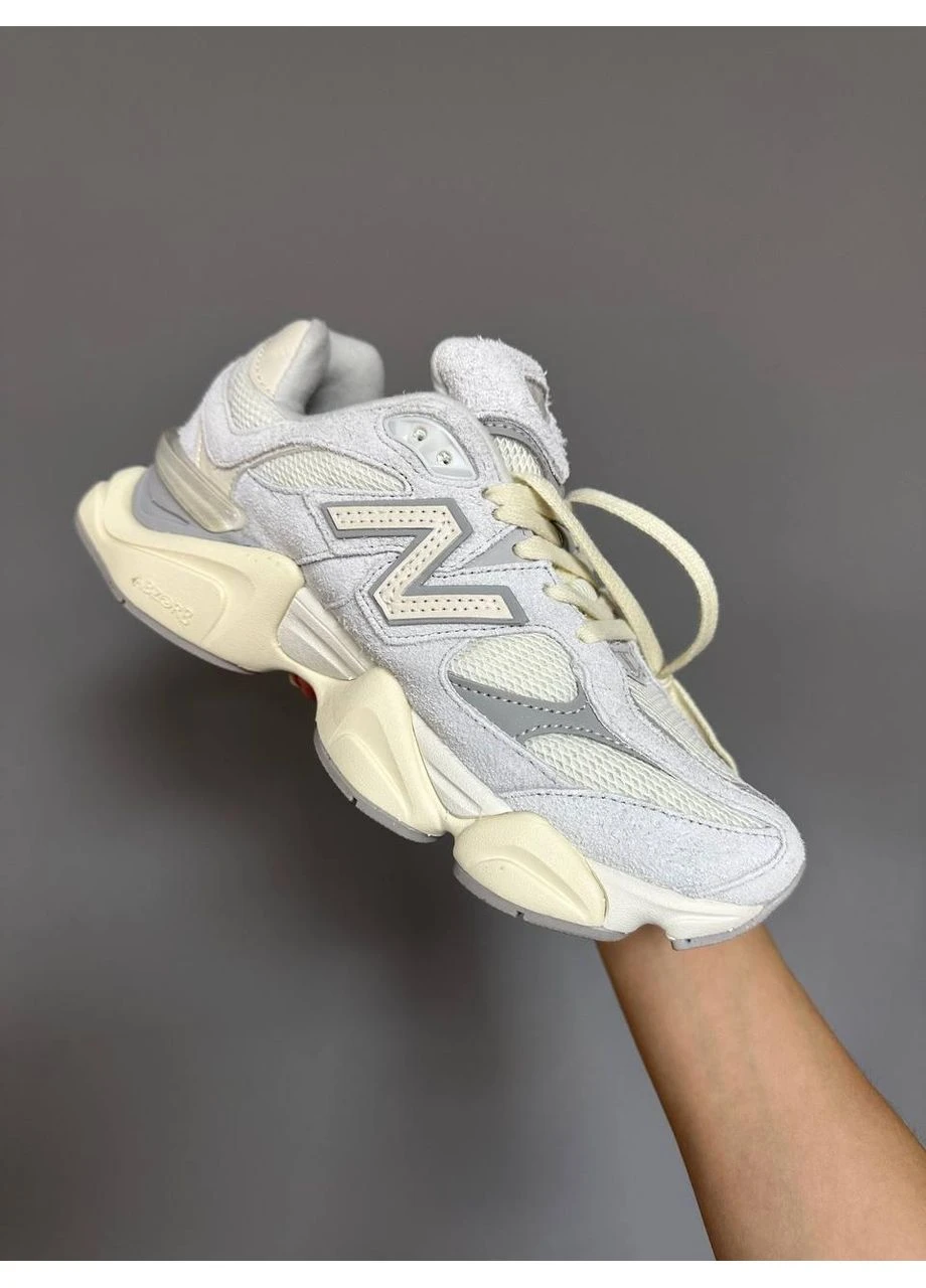 Серые демисезонные кроссовки мужские new balance 9060 quartz grey нью беланс 9060 серые No Brand