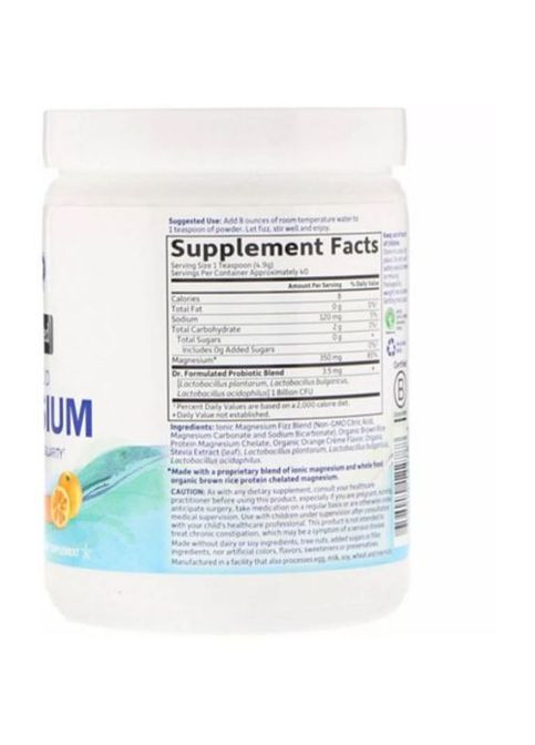 Dr. Formulated Whole Food Magnesium Powder 197 g /14 servings/ Orange Garden of Life (292556207)