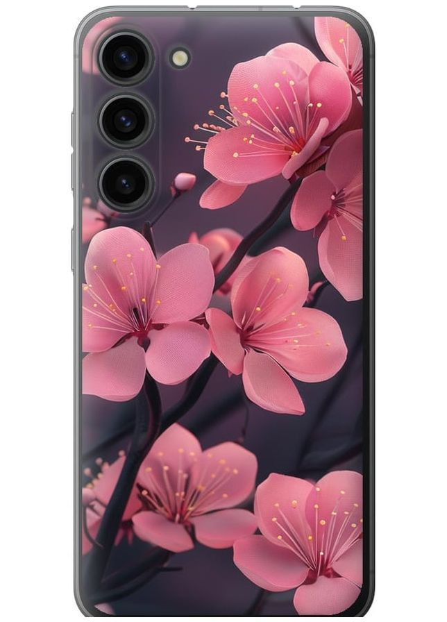Силіконовий чохол 'Пурпурова сакура' для Endorphone Samsung Galaxy S23 Plus (287276040)