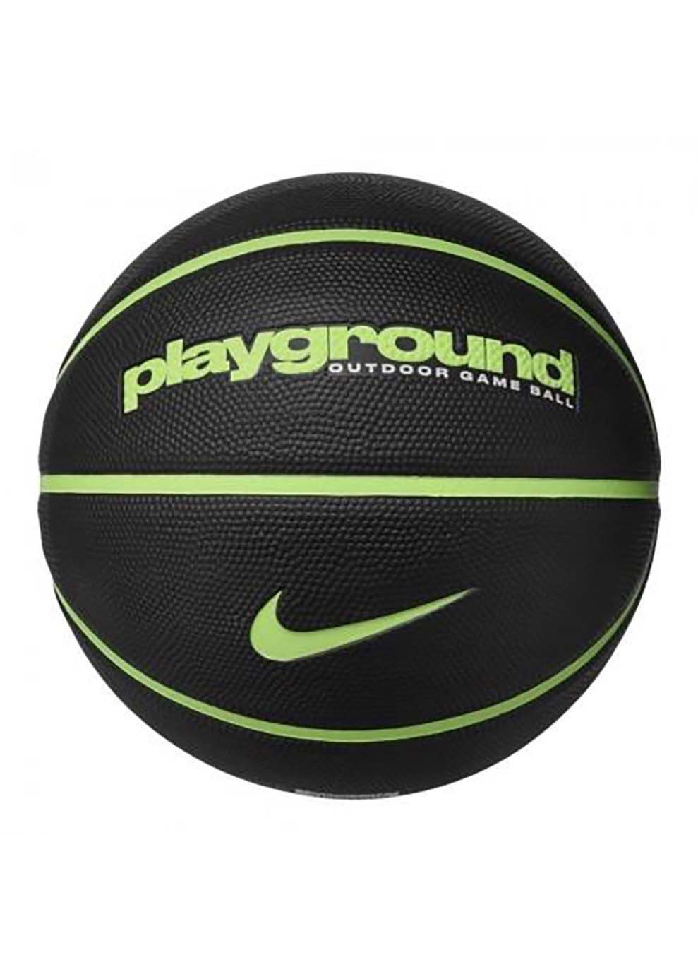 Мяч баскетбольный EVERYDAY PLAYGROUND 8P GRAPHIC DEFLATED BLACK/LIME BLAST/LIME BLAST size 5 Nike (333961382)