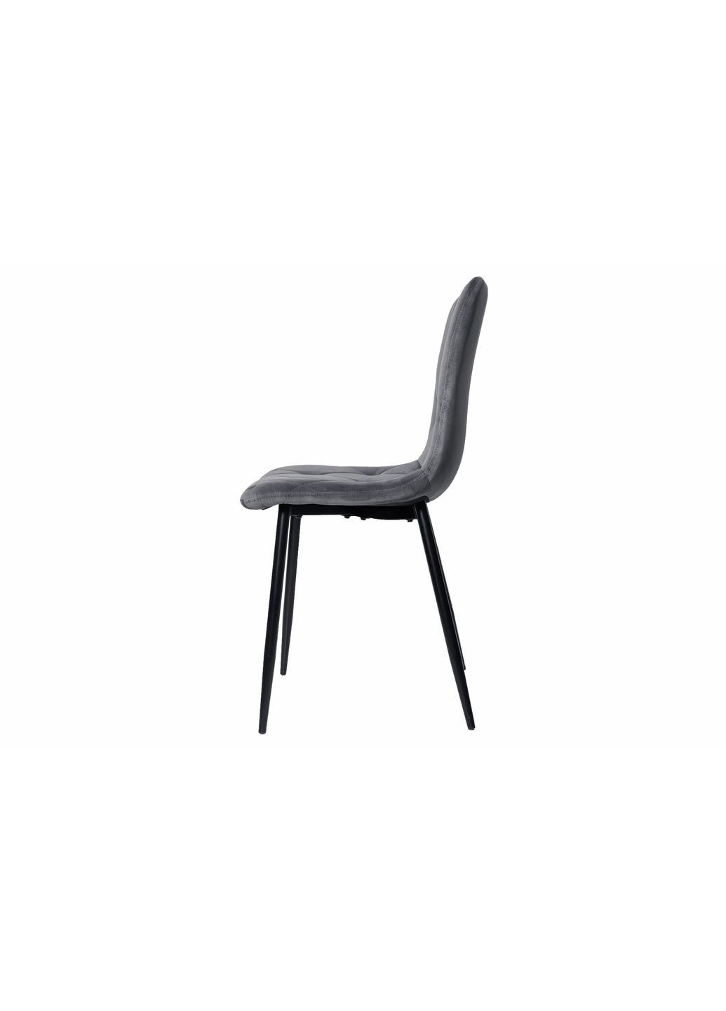 Стілець кухонний COREY чорний каркас/ велюр Intarsio (372706867)