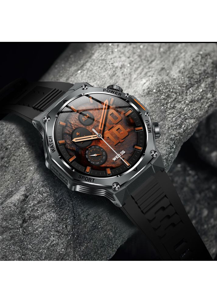 Часы Titan-X Black Silica спортивные мужские с пульсометром и отслеживанием сна электронные ProDobro (367266451)