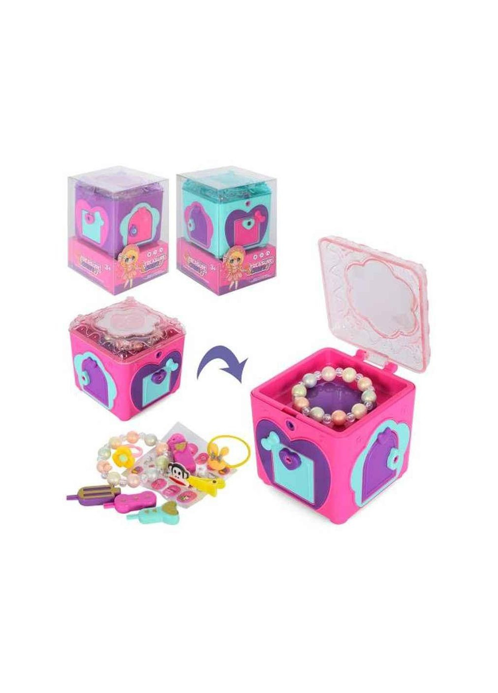 Косметический набор ящик фиолетовый M222-893 ТМ METR Metr+ (370678470)