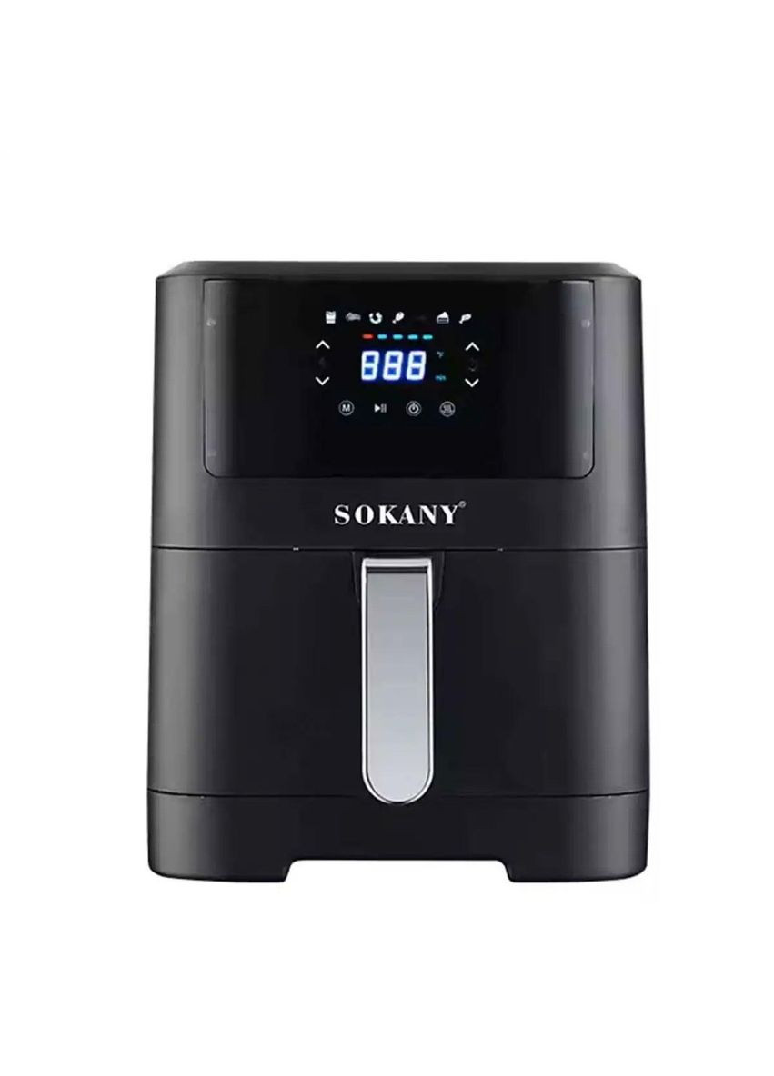 Аерогриль-фритюрниця SK-ZG-8043 електрична 2000 Вт на 8 літрів чорна Sokany (322145845)