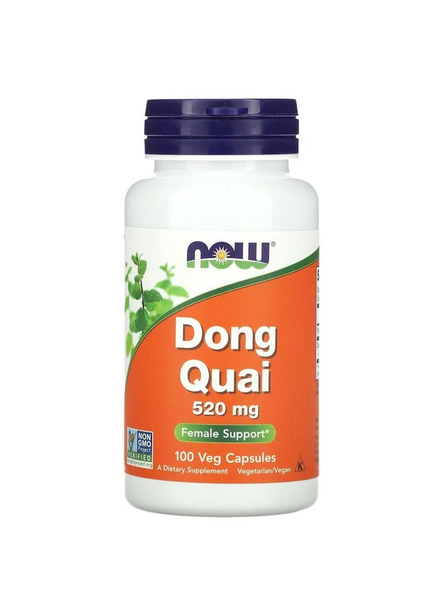 Корень дягиля Dong Quai 520 mg 100 vcaps Now (279233511)