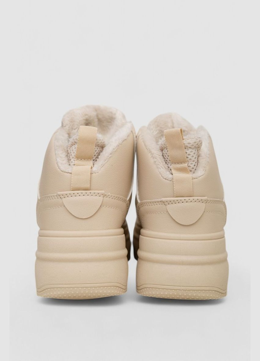 Кроссовки женские зимние на меху,, 248RAM09-3 Stilli бежевые всесезоны (313290148)