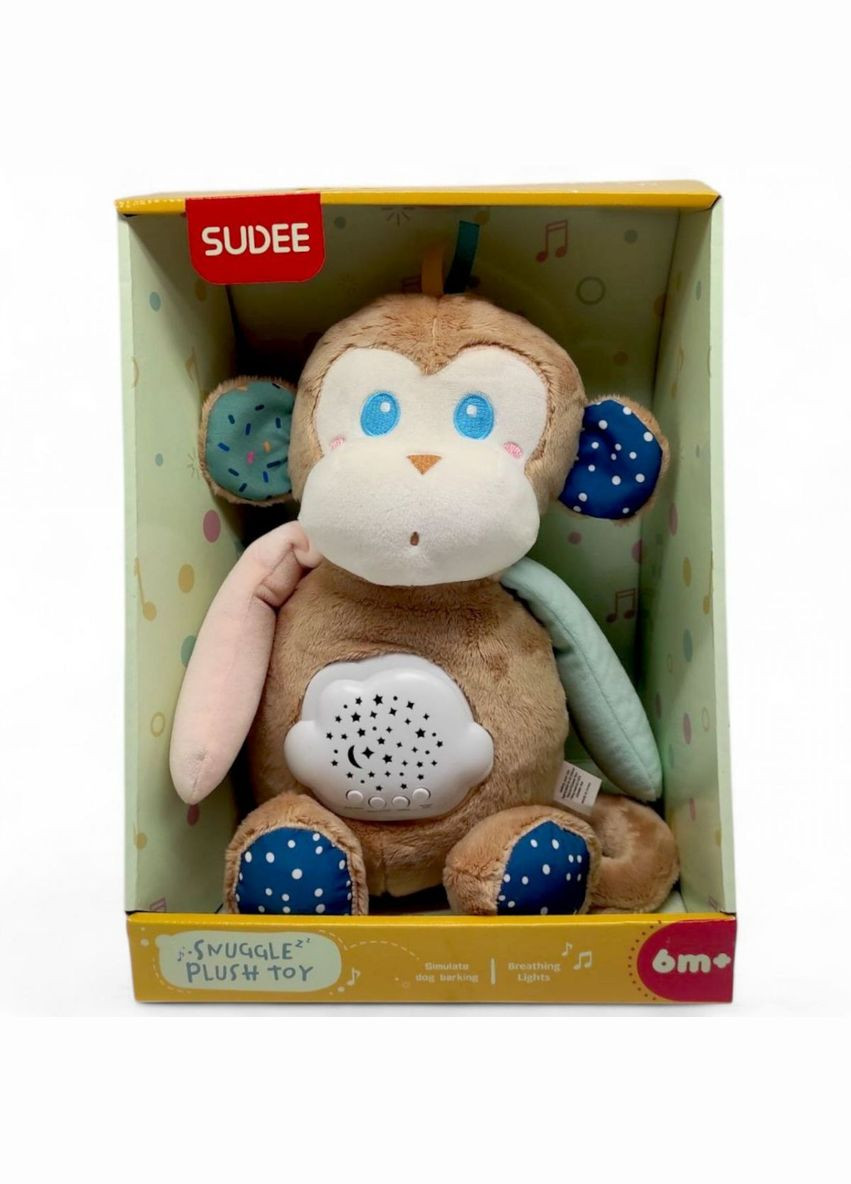 Ночник мягкий "Обезьянка" (свет, мелодии, шум) MIC (333844561)