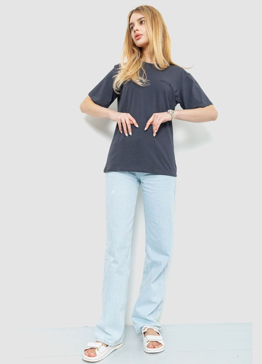 Футболка жіноча, колір чорний, Ager - (292130600)